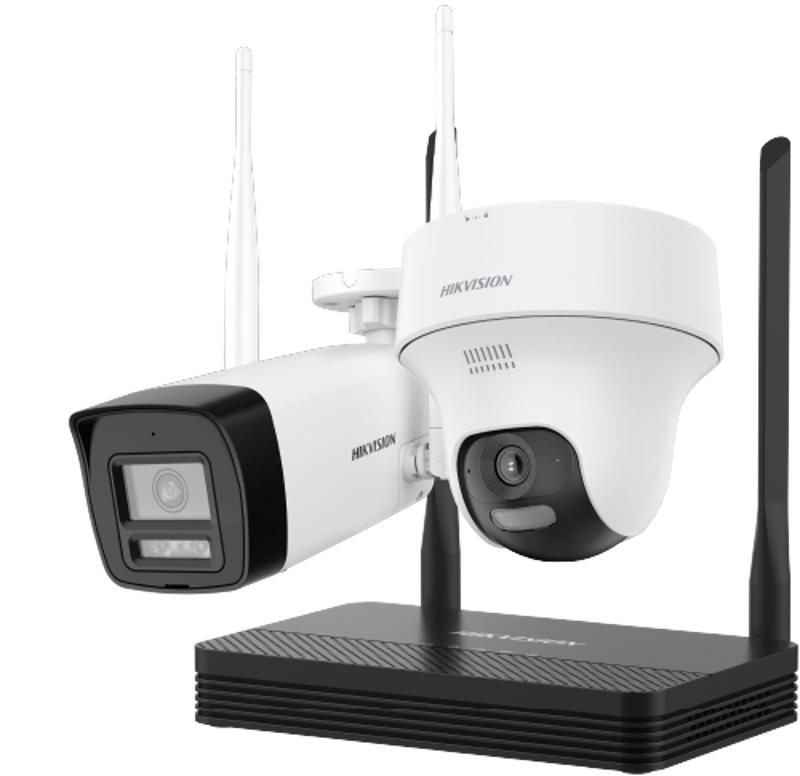 HiLook DS-J142I(STD)/IKS-2044BTH-PH/W /1x4MP csőkamera+1x4MP turret kamera+1xNVS/ EasyLink IP Wifi Szett