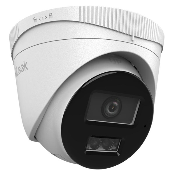 HiLook IPC-T280HA-LU(2.8mm) /Kültéri/8MP/2,8mm/IR/Láthatófény 30m/WDR/MD 2.0/Smart Hybrid Light PoE IP turret kamera