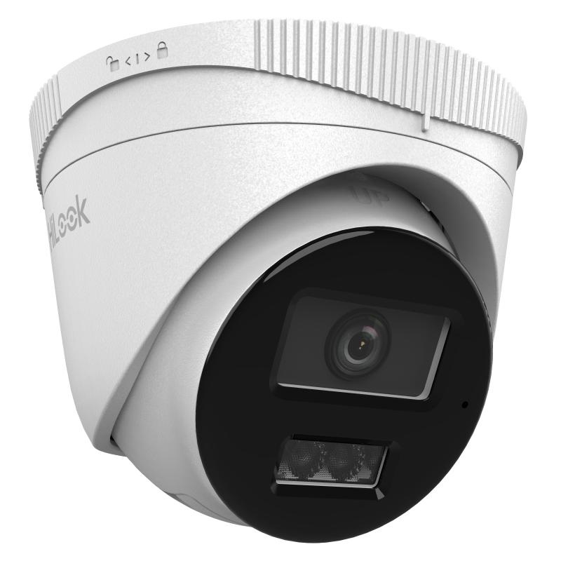 HiLook IPC-T280HA-LU(2.8mm) /Kültéri/8MP/2,8mm/IR/Láthatófény 30m/WDR/MD 2.0/Smart Hybrid Light PoE IP turret kamera