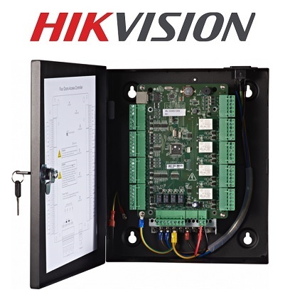 Hikvision DS-K2804 4 ajtó/ 1 irány, 10.000 felhasználó, RS485/Wiegand26/Wiegand34 beléptető rendszer központ