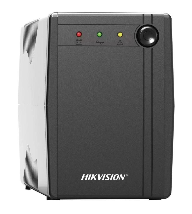Hikvision DS-UPS1000 1000 VA/600 W, beépített akkumulátor 12V/9Ah, 2 db Schuko(DIN), Szünetmentes tápegység (Újszerű)
