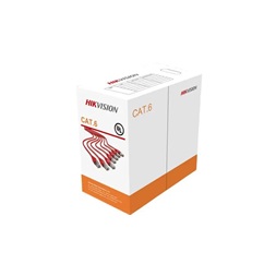 Hikvision DS-1LN6-UU Cat6, PVC, AWG23, réz, narancssárga, 305m, UTP fali kábel