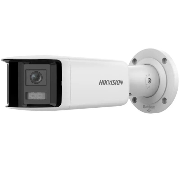 Hikvision DS-2CD2T47G2P-LSU/SL(2.8MM) 4 MP ColorVu AcuSense fix, mikrofon, fény/hangriasztás, IP panoráma csőkamera