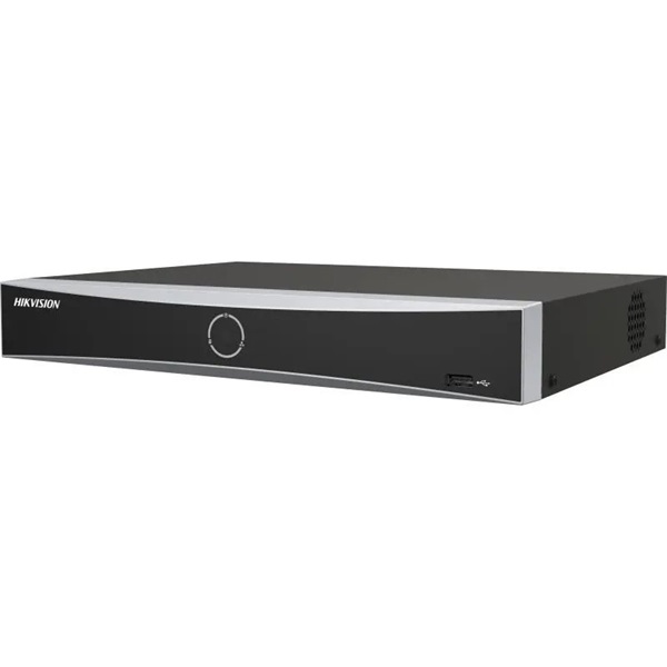 Hikvision DS-7608NXI-K1/8P (8 csatorna, Acusense, 80Mbps rögzítési sávszél., H265, 1x Sata, 8x PoE) NVR rögzítő