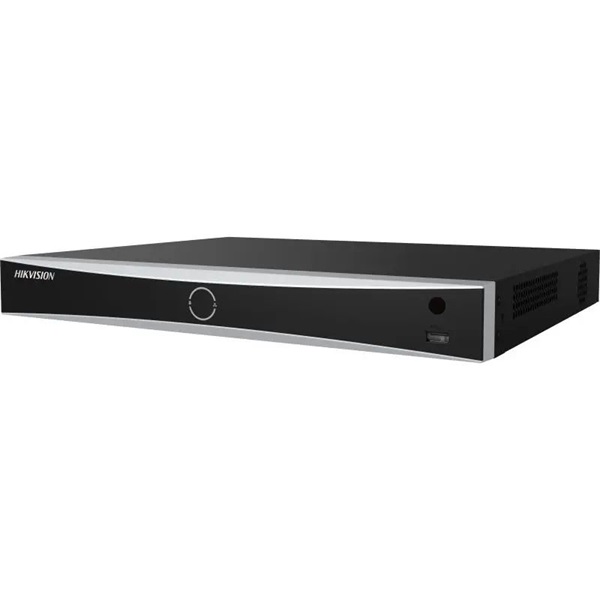 Hikvision DS-7616NXI-I2/16P/S (16 csatorna, 160Mbps rögzítési sávsz, H265, 2xUSB, 2xSata, 16xPoE) NVR rögzítő