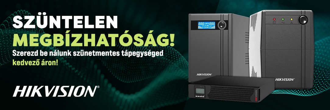 Hikvision szünetmentes tápegységek – Biztonság és megbízhatóság minden helyzetben