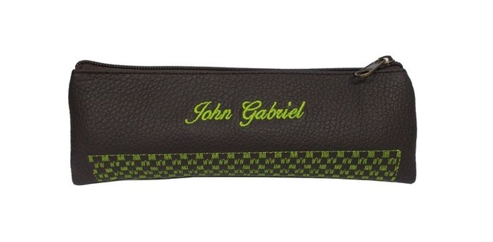 John Gabriel hímzett bőr kiwi tolltok