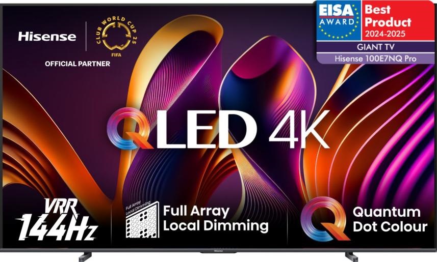 Hisense 100" 100E7NQPRO 4K UHD SmartQLED TV