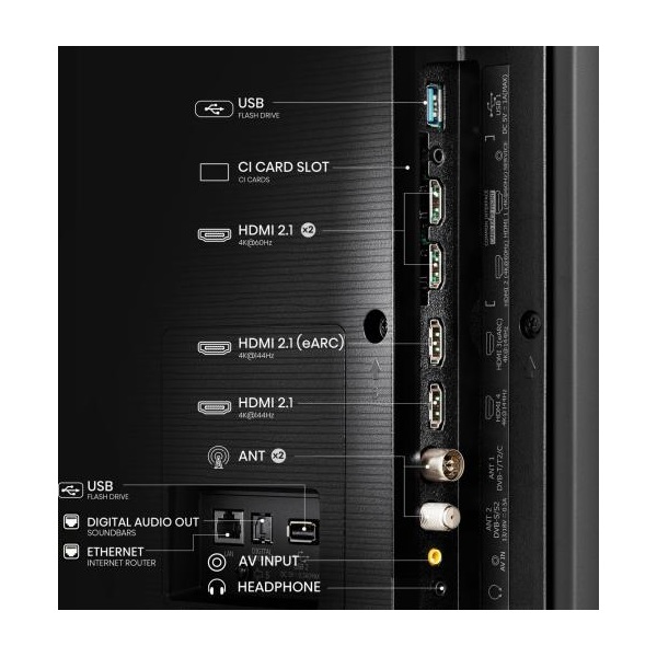Hisense 100" 100E7NQ 4K UHD Smart QLED TV
