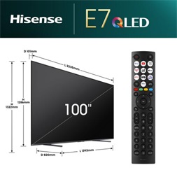 Hisense 100" 100E7NQ 4K UHD Smart QLED TV