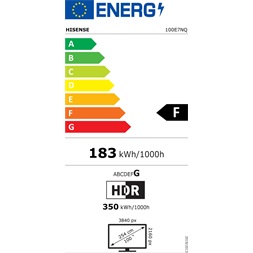 Hisense 100" 100E7NQ 4K UHD Smart QLED TV