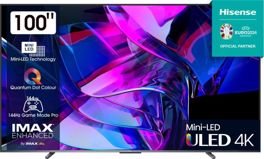 Hisense 100" 100U7KQ 4K UHD Smart Mini-LED ULED TV