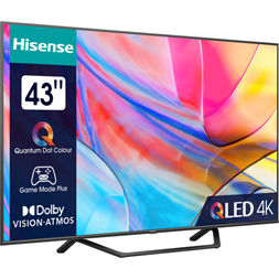 Hisense 43" 43A7KQ 4K UHD Smart QLED TV (Újracsomagolt)