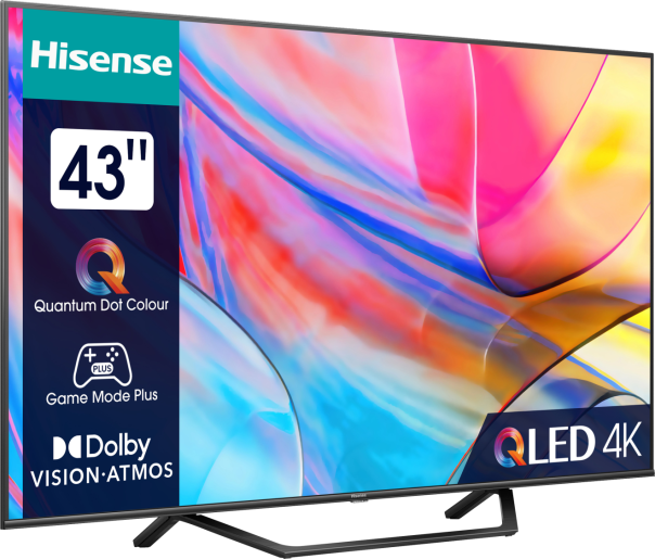 Hisense 43" 43A7KQ 4K UHD Smart QLED TV (Újracsomagolt)