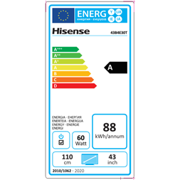 Hisense 43" 43B4E30T Digital Signage 4K UHD IPS LED LFD kijelző