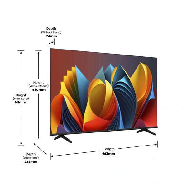 Hisense 43" 43E7NQ 4K UHD Smart QLED TV (Újszerű)