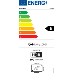 Hisense 55" 55A6N 4K UHD Smart LED TV (Újszerű)
