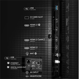 Hisense 55" 55U7Q 4K UHD Smart MiniLED ULED TV (Újracsomagolt)