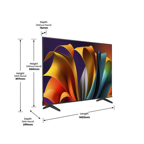Hisense 65" 65A6N 4K UHD Smart LED TV (Újracsomagolt)