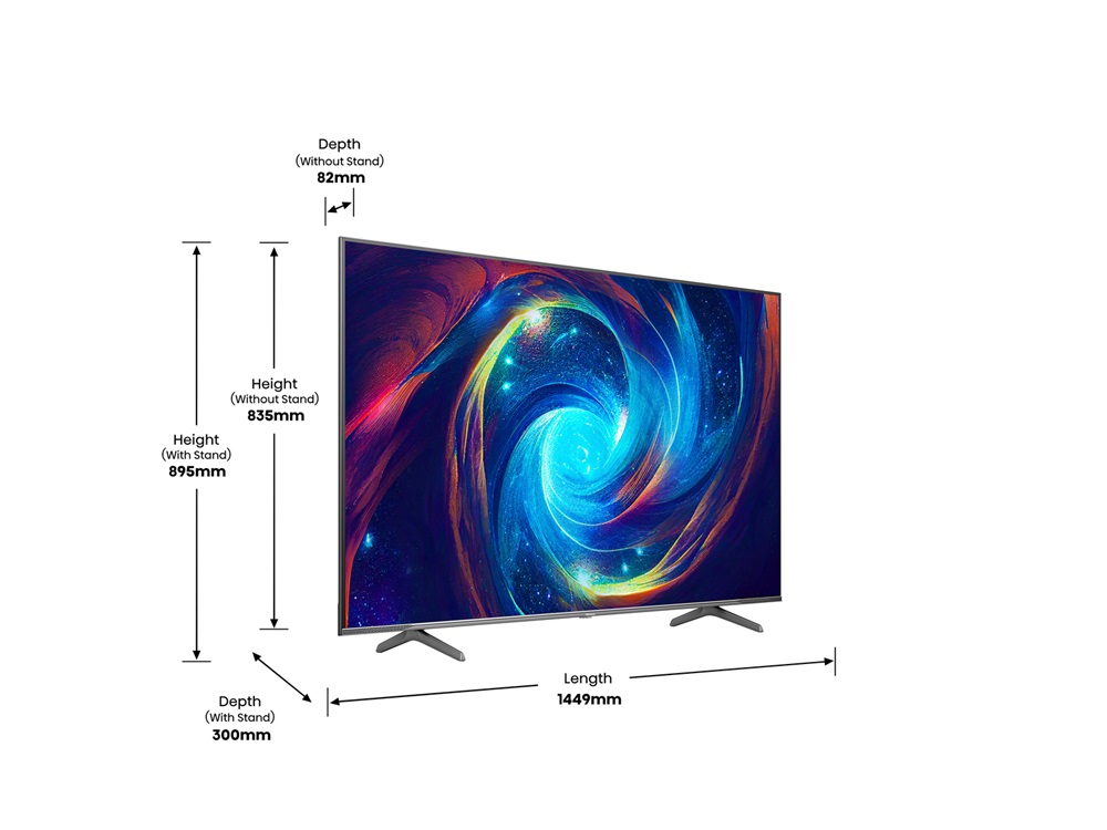 Hisense 65" 65E7KQPRO 4K UHD Smart QLED TV
