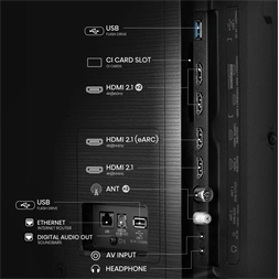 Hisense 65" 65E7QPRO 4K UHD Smart Gamer QLED TV (Újracsomagolt)