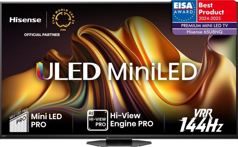 Hisense 65" 65U8NQ 4K UHD Smart MiniLED TV