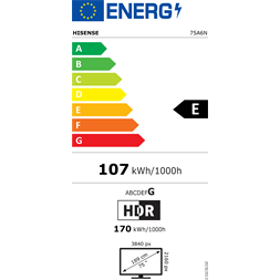 Hisense 75" 75A6N 4K UHD Smart LED TV (Újracsomagolt)