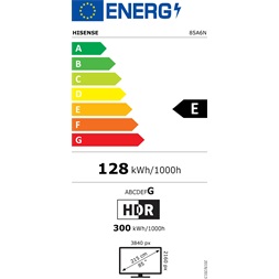 Hisense 85" 85A6N 4K UHD Smart LED TV (Újracsomagolt)