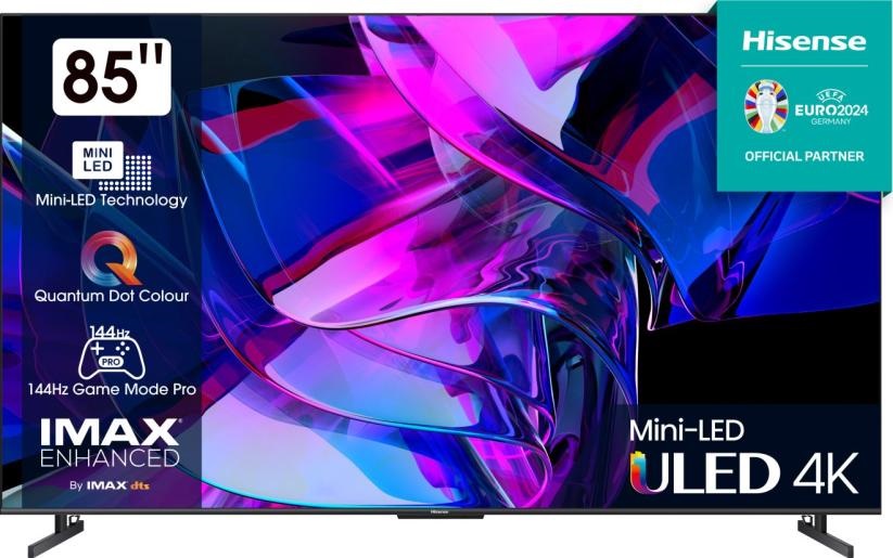 Hisense 85" 85U7KQ 4K UHD Smart Mini-LED ULED TV (Újracsomagolt)