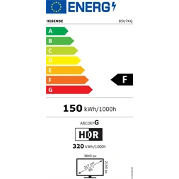 Hisense 85" 85U7KQ 4K UHD Smart Mini-LED ULED TV (Újszerű)