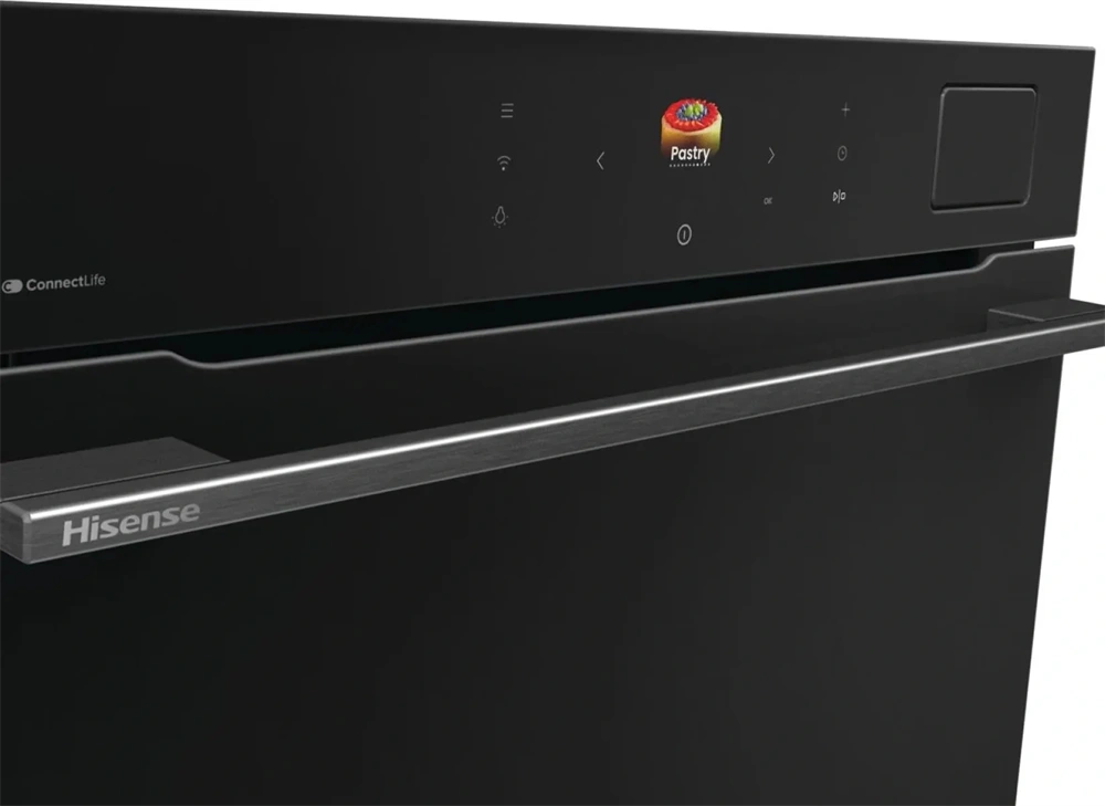 Hisense BFS615S8B fekete, beépíthető, multifunkciós, 60 cm, sütő