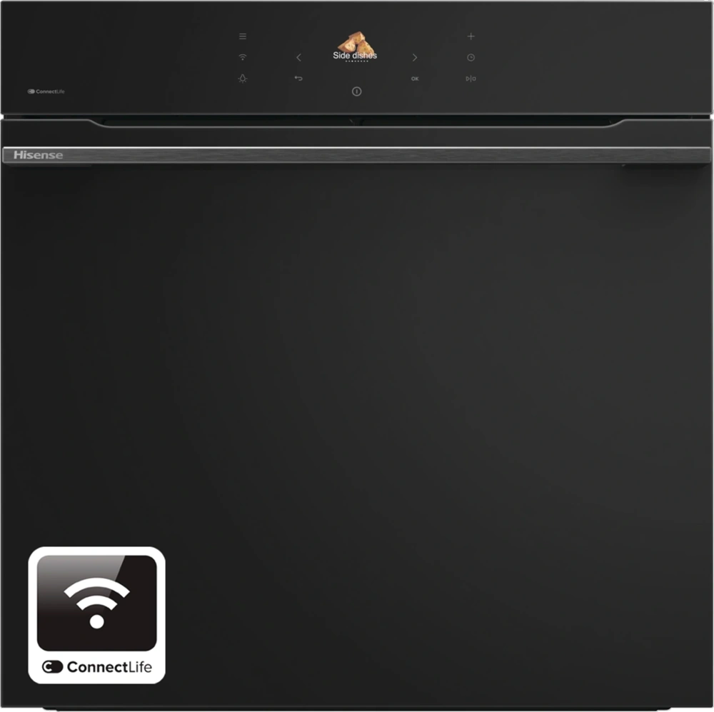 Hisense BI614P8B fekete, beépíthető, multifunkciós, 60 cm, sütő