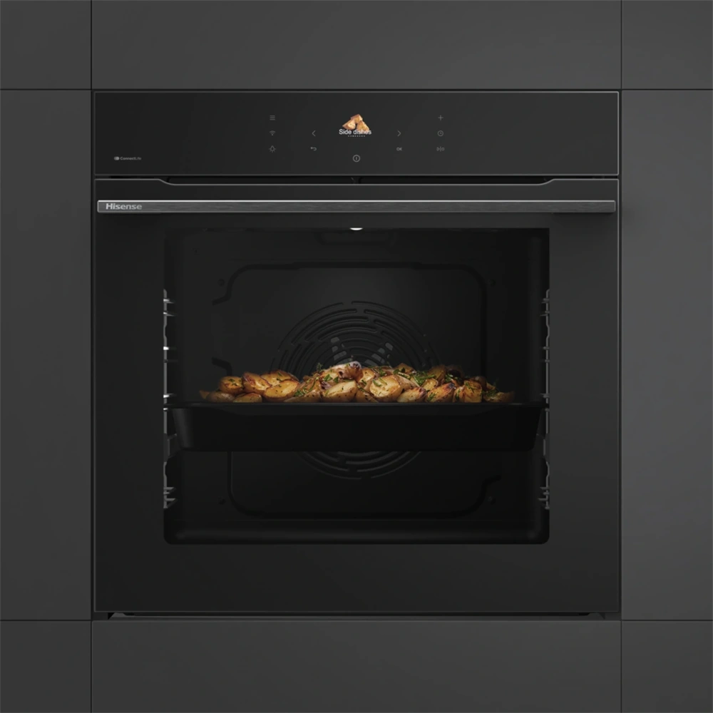 Hisense BI614P8B fekete, beépíthető, multifunkciós, 60 cm, sütő