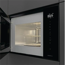 Hisense BIM325GI63DBG fekete, beépíthető, 25 l, mikrohullámú sütő