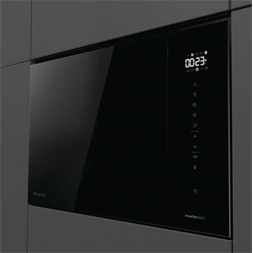 Hisense BIM325GI63DBG fekete, beépíthető, 25 l, mikrohullámú sütő