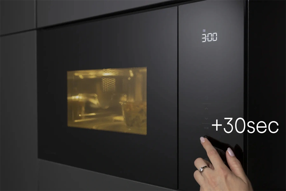 Hisense BIM325GI63DBG fekete, beépíthető, 25 l, mikrohullámú sütő