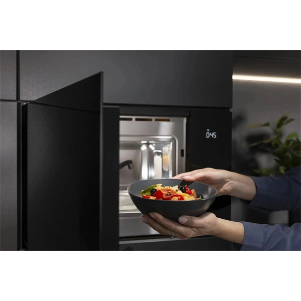 Hisense BIM325GI63DBG fekete, beépíthető, 25 l, mikrohullámú sütő