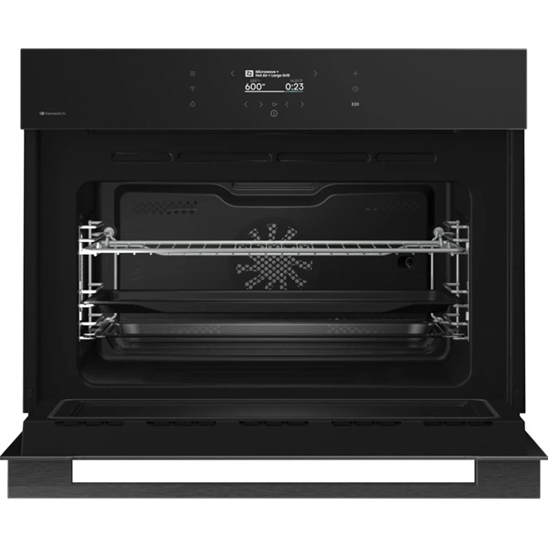 Hisense BIM406A8B fekete, beépíthető, kompakt, 45 cm, mikrohullámú sütő