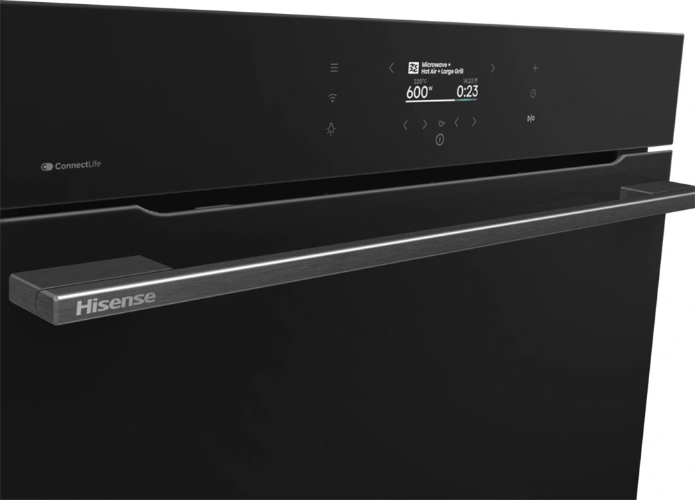 Hisense BIM406A8B fekete, beépíthető, kompakt, 45 cm, mikrohullámú sütő