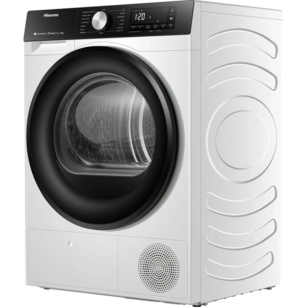 Hisense DH3S902BW3 fehér, 9 kg, hőszivattyús, szárítógép