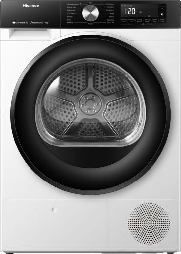 Hisense DH3S902BW3 fehér, 9 kg, hőszivattyús, szárítógép