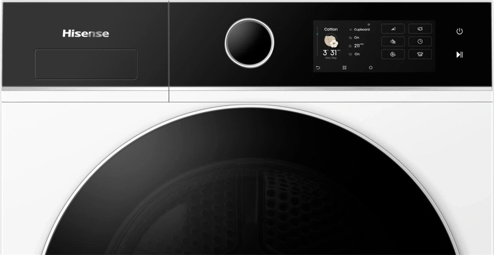 Hisense DH5I104BWCB fehér, hőszivattyús, 10 kg, szárítógép