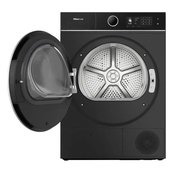 Hisense DH5i104BBAB fekete, 10kg, hőszivattyús, szárítógép