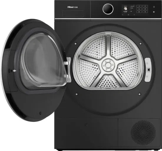 Hisense DH5i104BBAB fekete, 10kg, hőszivattyús, szárítógép