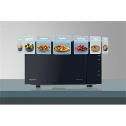 Hisense H23MOBS5HG4 800W 23L fekete mikrohullámú sütő