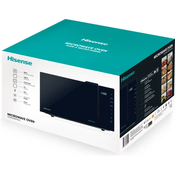 Hisense H23MOBS5HG4 800W 23L fekete mikrohullámú sütő