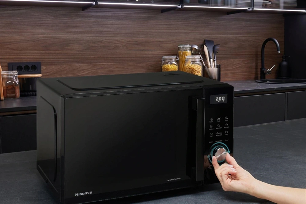 Hisense H23MOBSD1H 800W 23L fekete mikrohullámú sütő