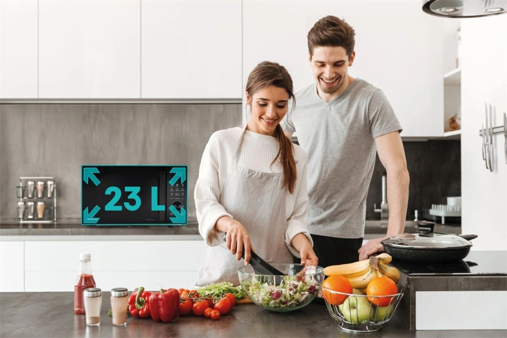 Hisense H23MOBSD1H 800W 23L fekete mikrohullámú sütő