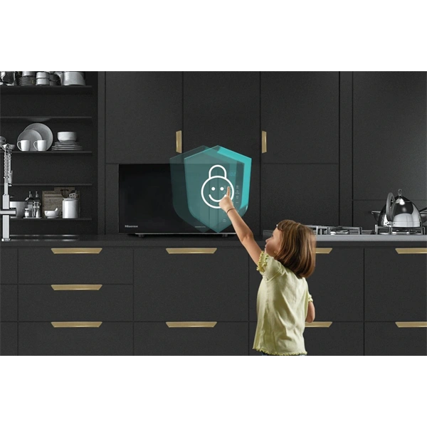 Hisense H23MOBSD1H 800W 23L fekete mikrohullámú sütő