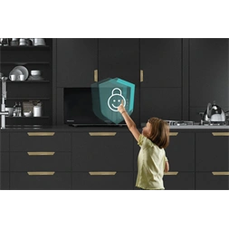 Hisense H23MOBSD1H 800W 23L fekete mikrohullámú sütő